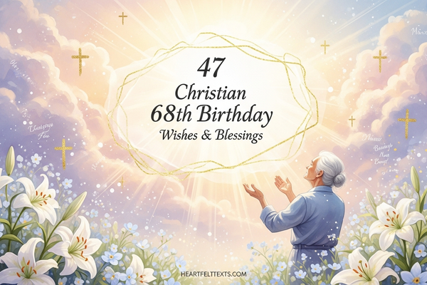 47 Christian 68th Birthday Wishes Blessings
