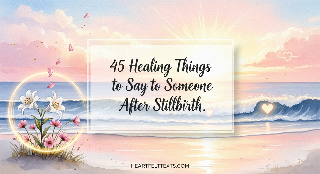 45 Healing Things to Say to Someone After Stillbirth