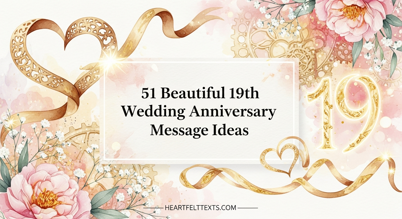 51 Beautiful 19th Wedding Anniversary Message Ideas