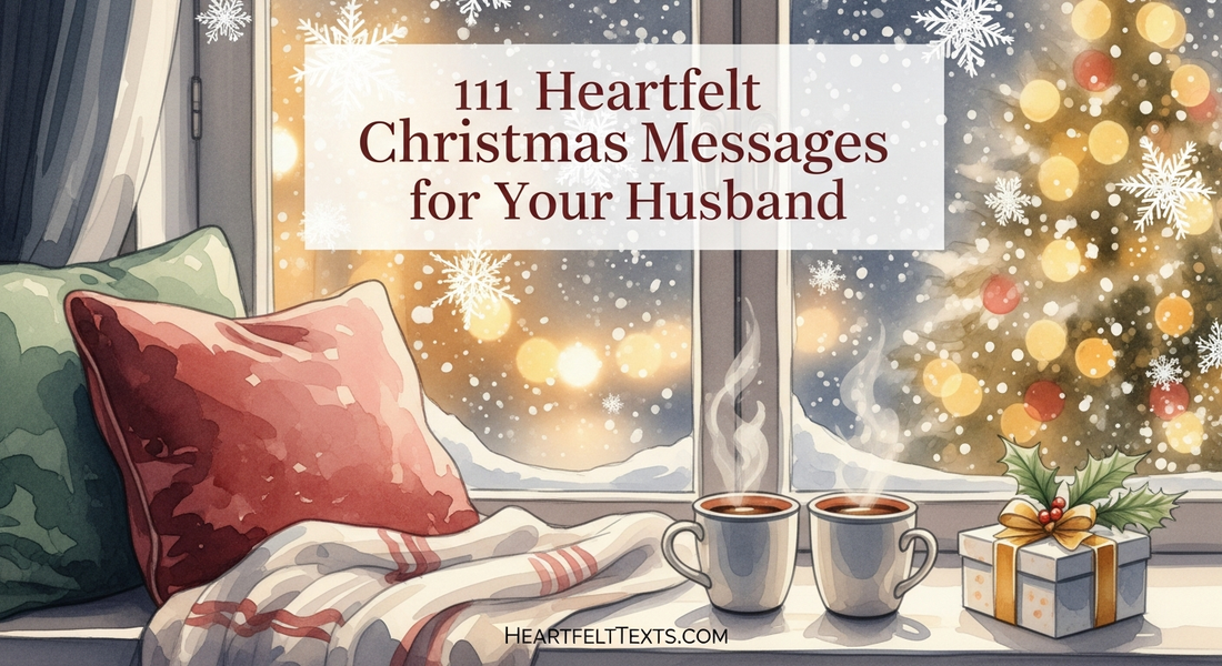 111 Heartfelt Christmas Messages for Your Husband