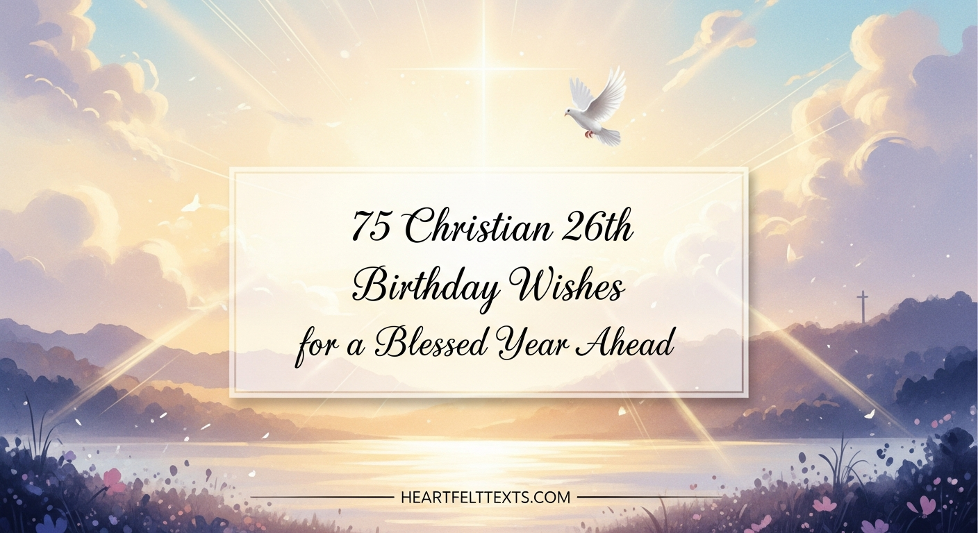 75 Christian 26th Birthday Wishes for a Blessed Year Ahead