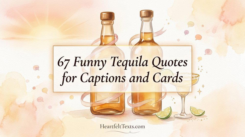 67 Funny Tequila Quotes for Captions and Cards
