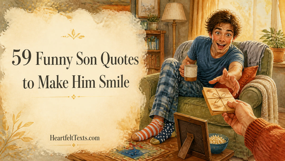 59 Funny Son Quotes to Make Him Smile