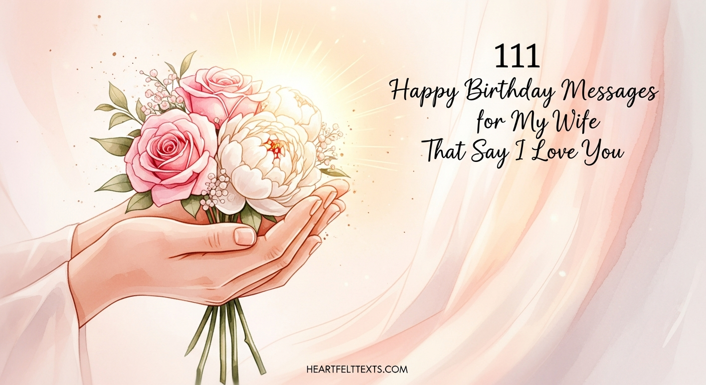 111 Happy Birthday Messages for My Wife That Say I Love You