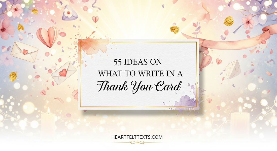 55 Ideas on What to Write in a Thank You Card