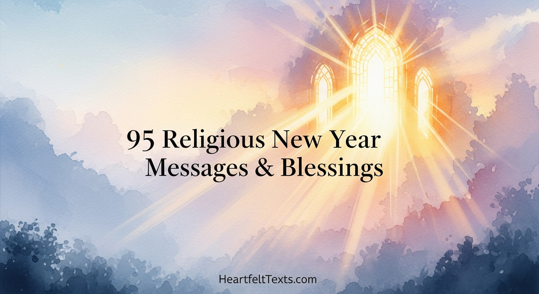 95 Religious New Year Messages & Blessings