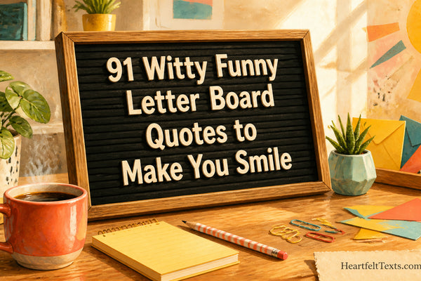 91 Witty Funny Letter Board Quotes to Make You Smile