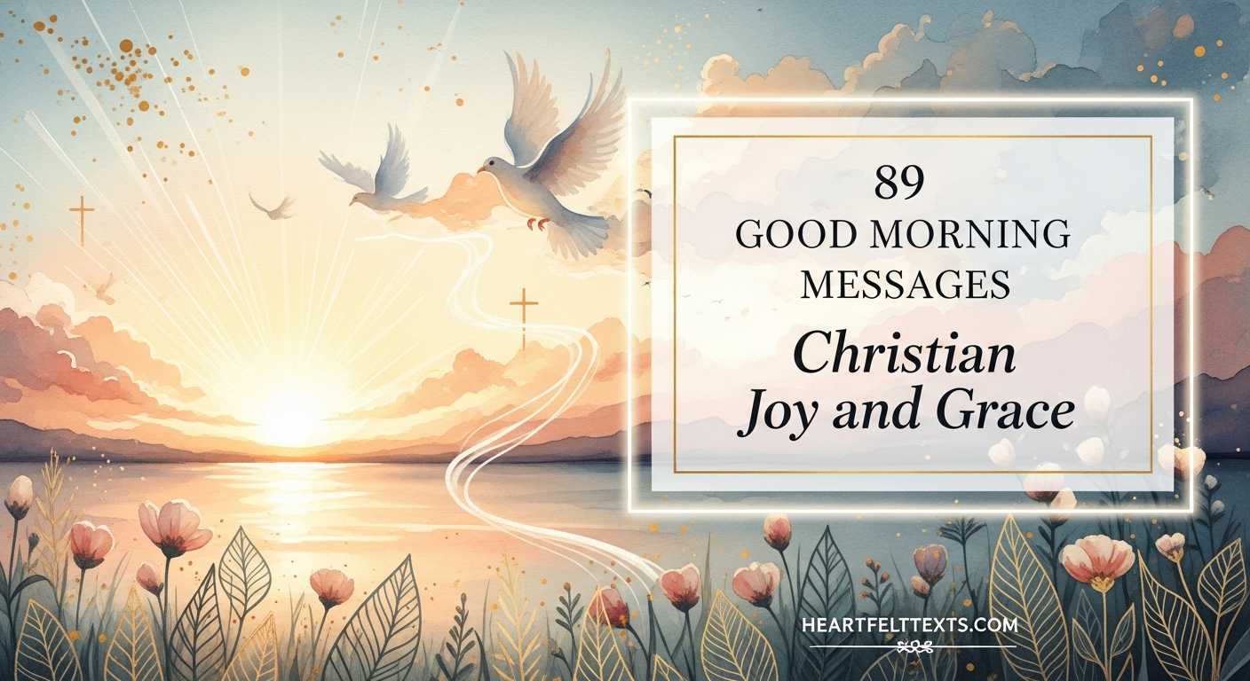 89 Good Morning Messages Christian Joy and Grace