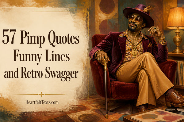 57 Pimp Quotes Funny Lines and Retro Swagger