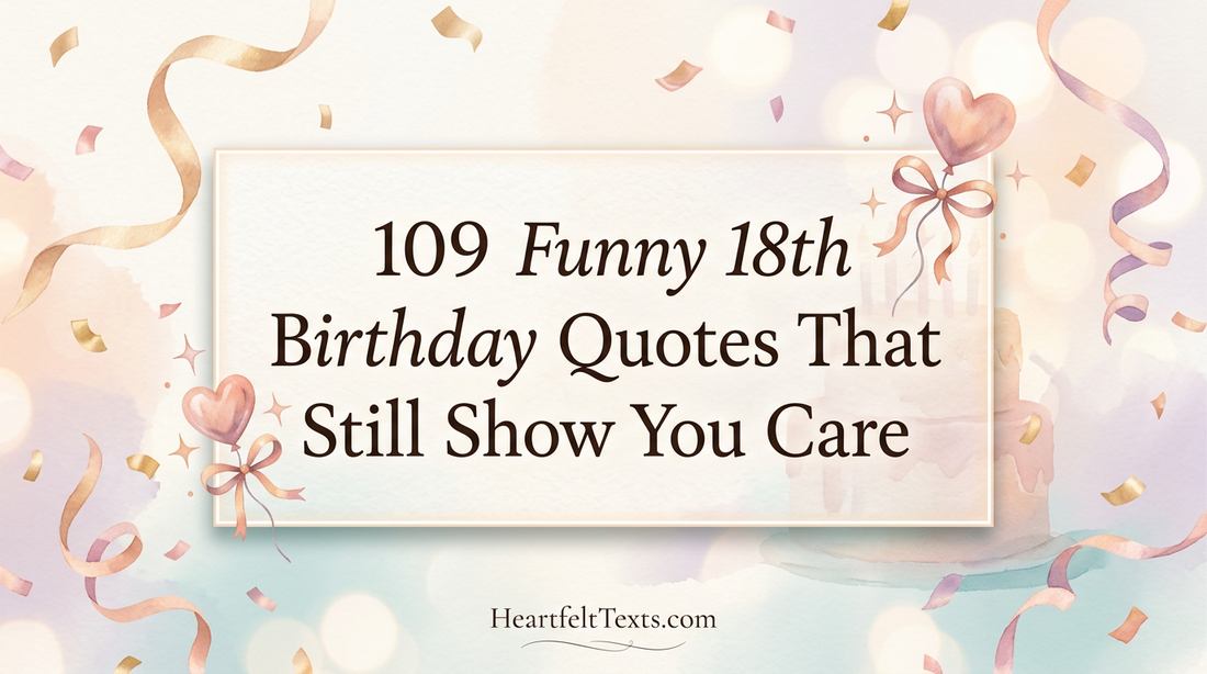 109 Funny 18th Birthday Quotes That Still Show You Care