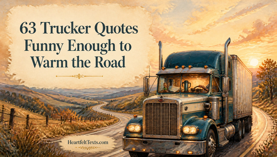 63 Trucker Quotes Funny Enough to Warm the Road