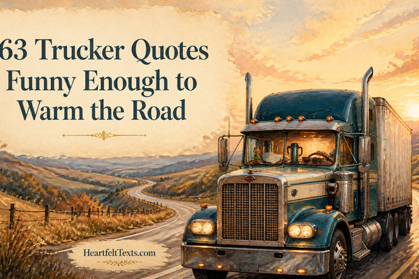 63 Trucker Quotes Funny Enough to Warm the Road