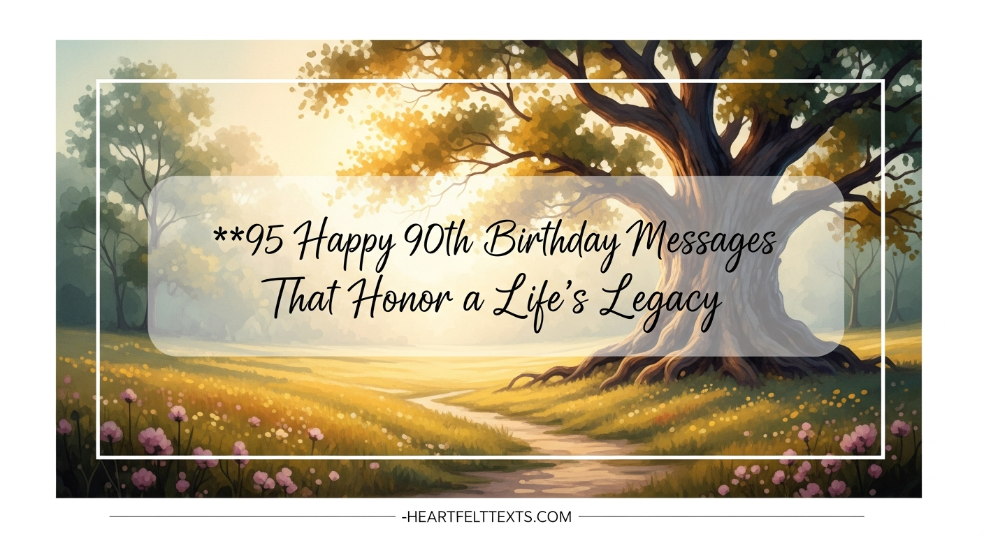 95 Happy 90th Birthday Messages That Honor a Life's Legacy