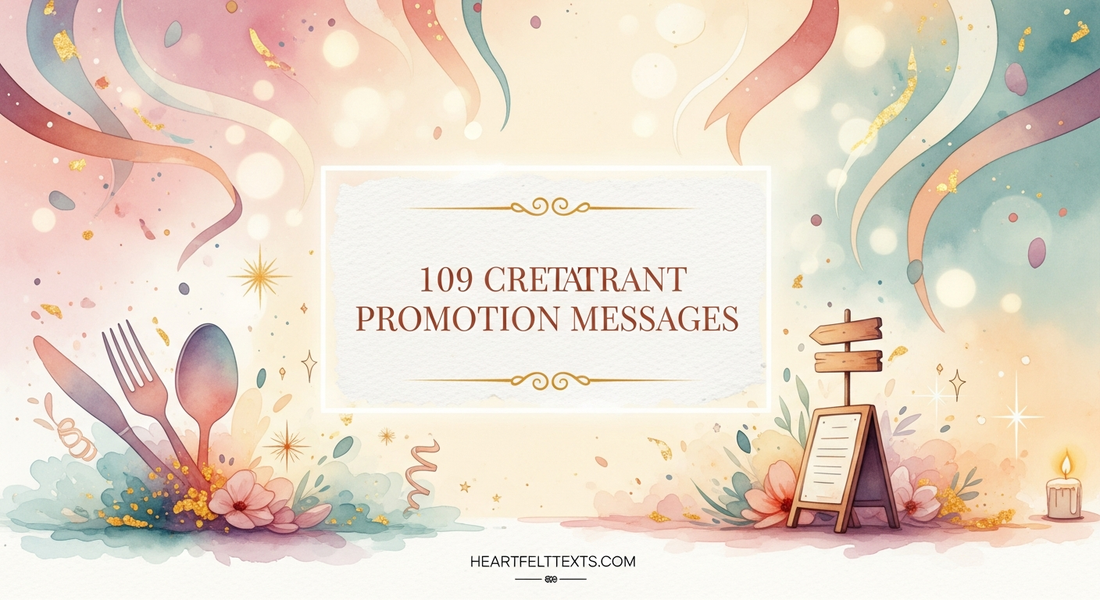109 Creative Restaurant Promotion Messages