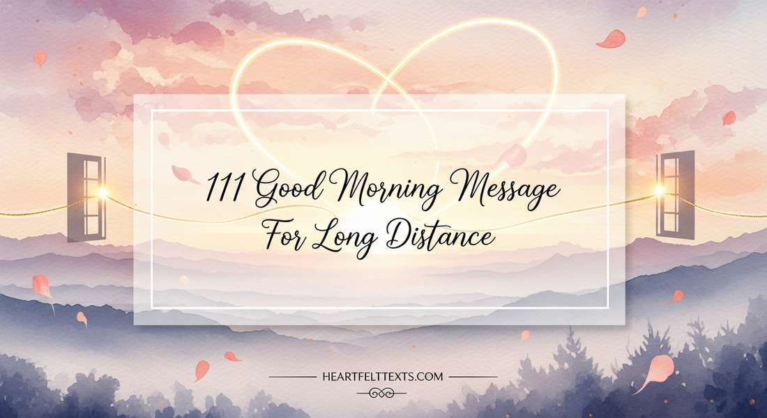 111 Good Morning Message For Her Long Distance