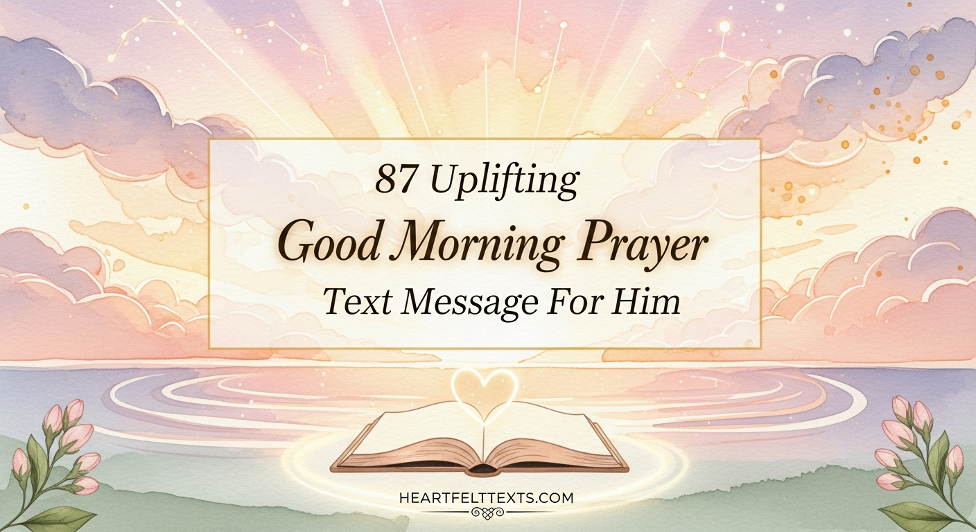 87 Uplifting Good Morning Prayer Text Message For Him