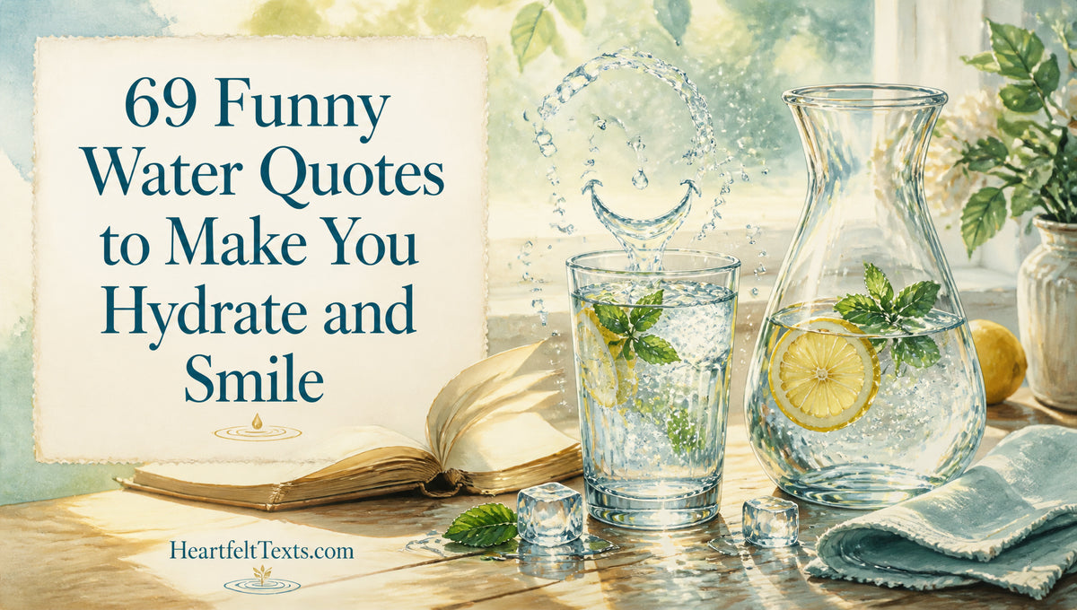 69 Funny Water Quotes to Make You Hydrate and Smile