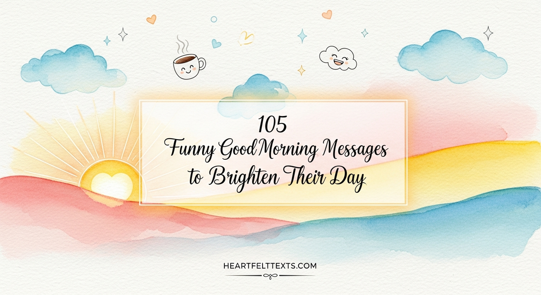 105 Funny Good Morning Messages to Brighten Their Day