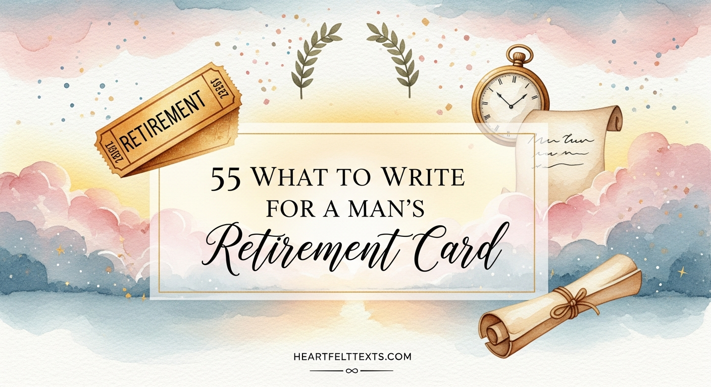 55 What to Write for a Man's Retirement Card