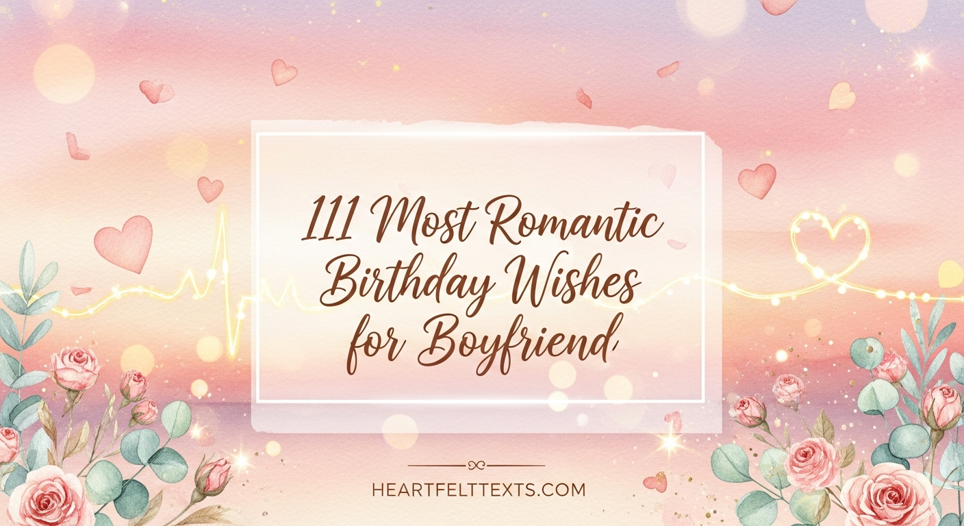 111 Most Romantic Birthday Wishes for Boyfriend