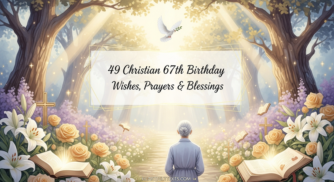49 Christian 67th Birthday Wishes Prayers & Blessings