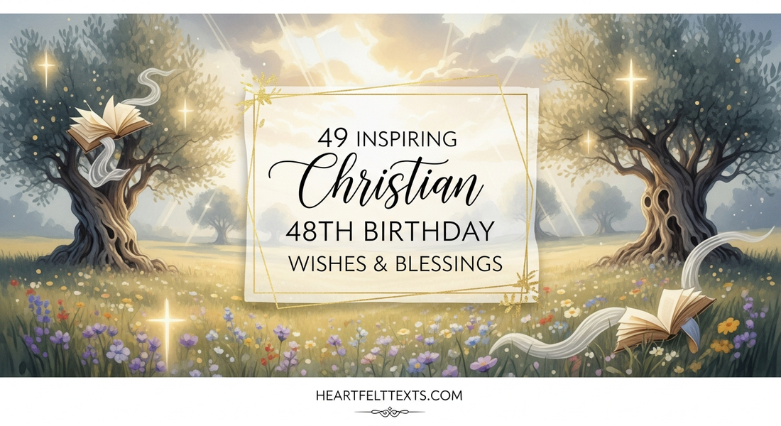 49 Inspiring Christian 48th Birthday Wishes Blessings
