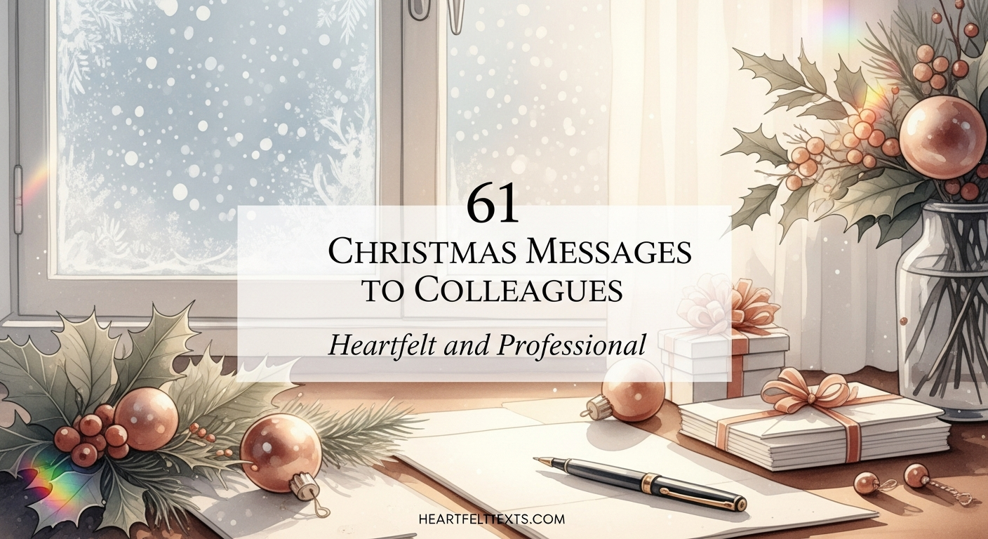 61 Christmas Messages to Colleagues Heartfelt and Professional