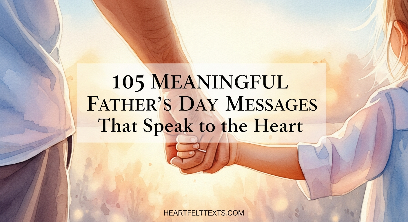 105 Meaningful Father's Day Messages That Speak to the Heart