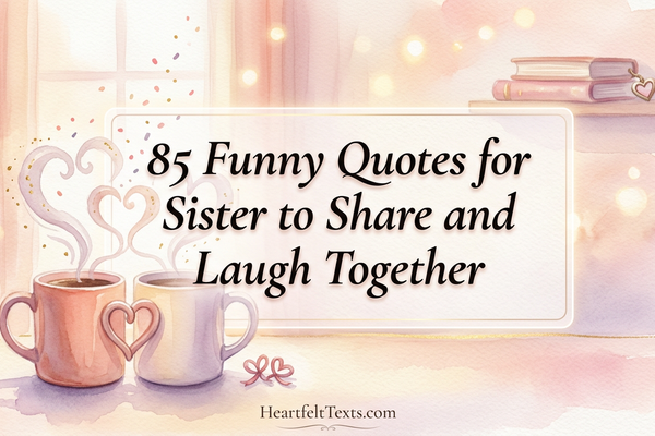 85 Funny Quotes for Sister to Share and Laugh Together