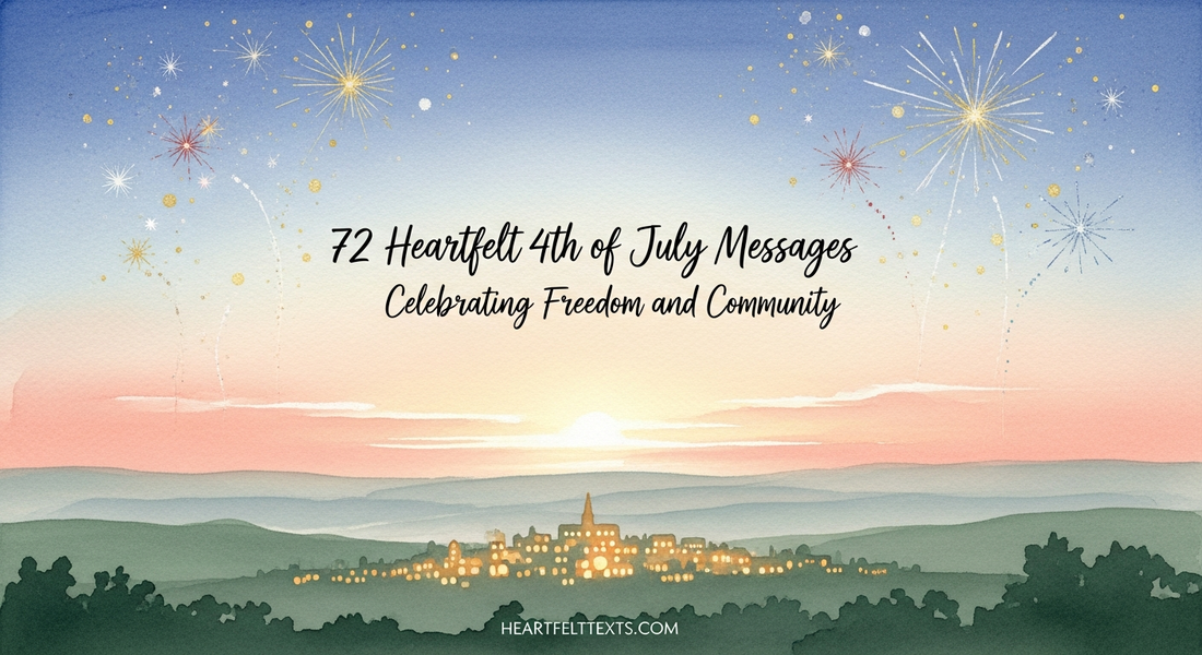 72 Heartfelt 4th of July Messages Celebrating Freedom and Community