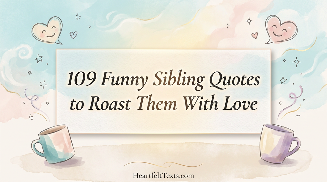 109 Funny Sibling Quotes to Roast Them With Love