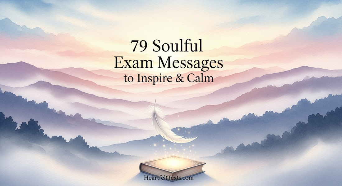 79 Soulful Exam Messages to Inspire & Calm