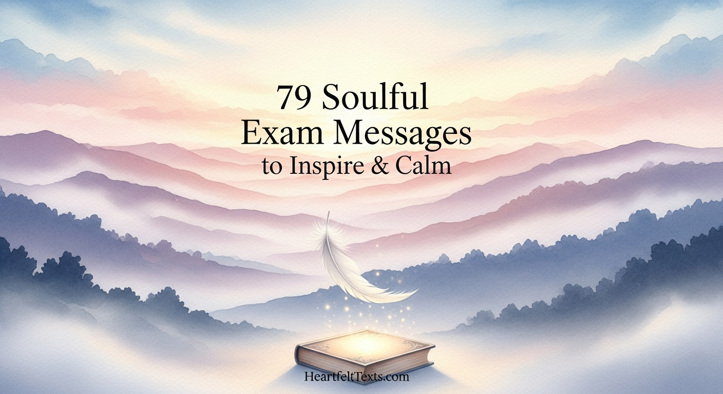 79 Soulful Exam Messages to Inspire & Calm