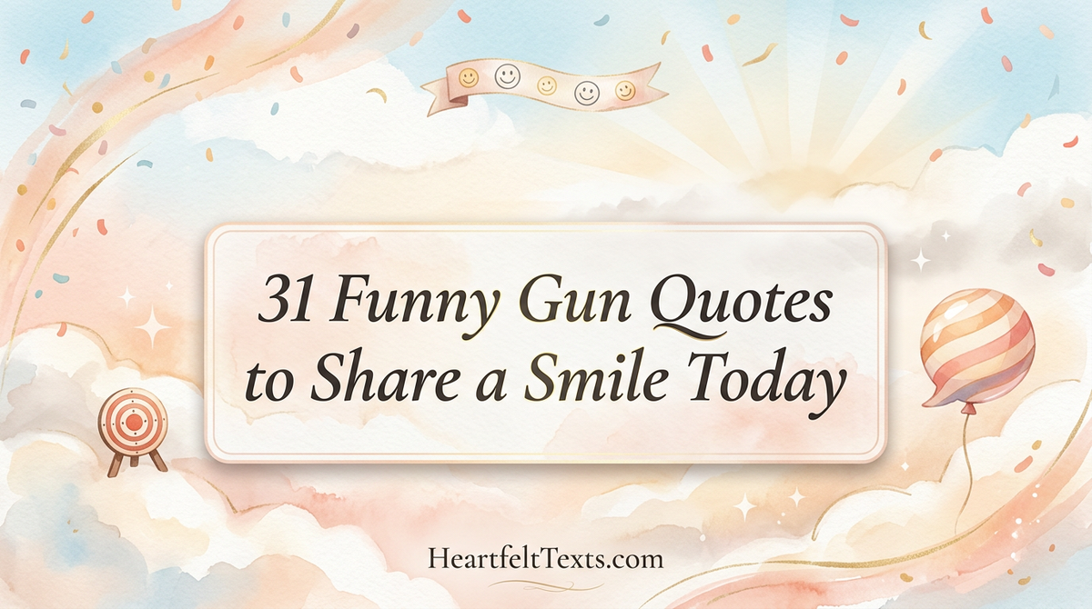 31 Funny Gun Quotes to Share a Smile Today