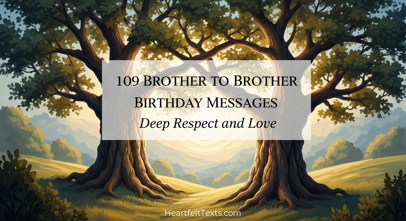 109 Brother to Brother Birthday Messages Deep Respect and Love