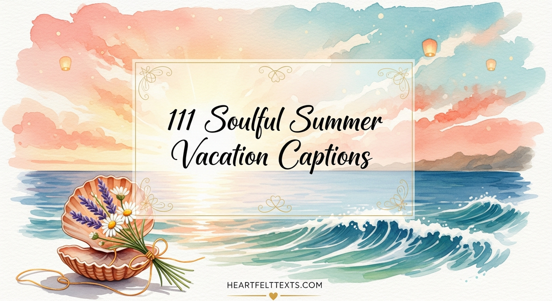 111 Soulful Summer Vacation Captions