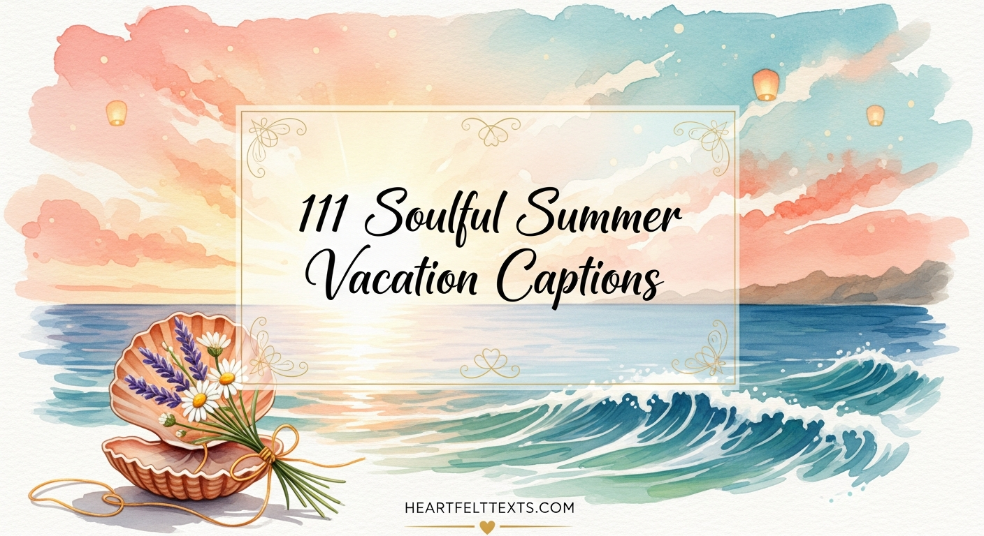 111 Soulful Summer Vacation Captions