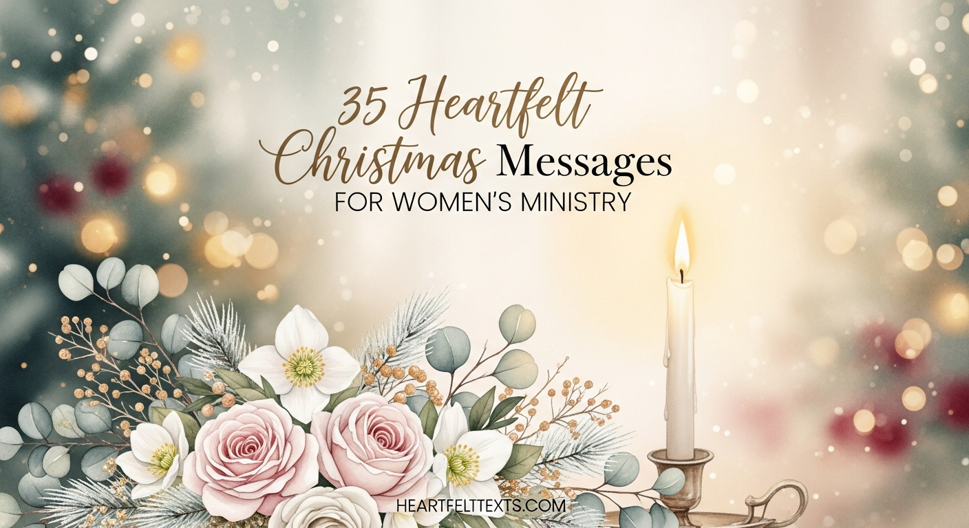 35 Heartfelt Christmas Messages for Women's Ministry