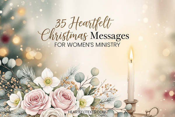 35 Heartfelt Christmas Messages for Women's Ministry