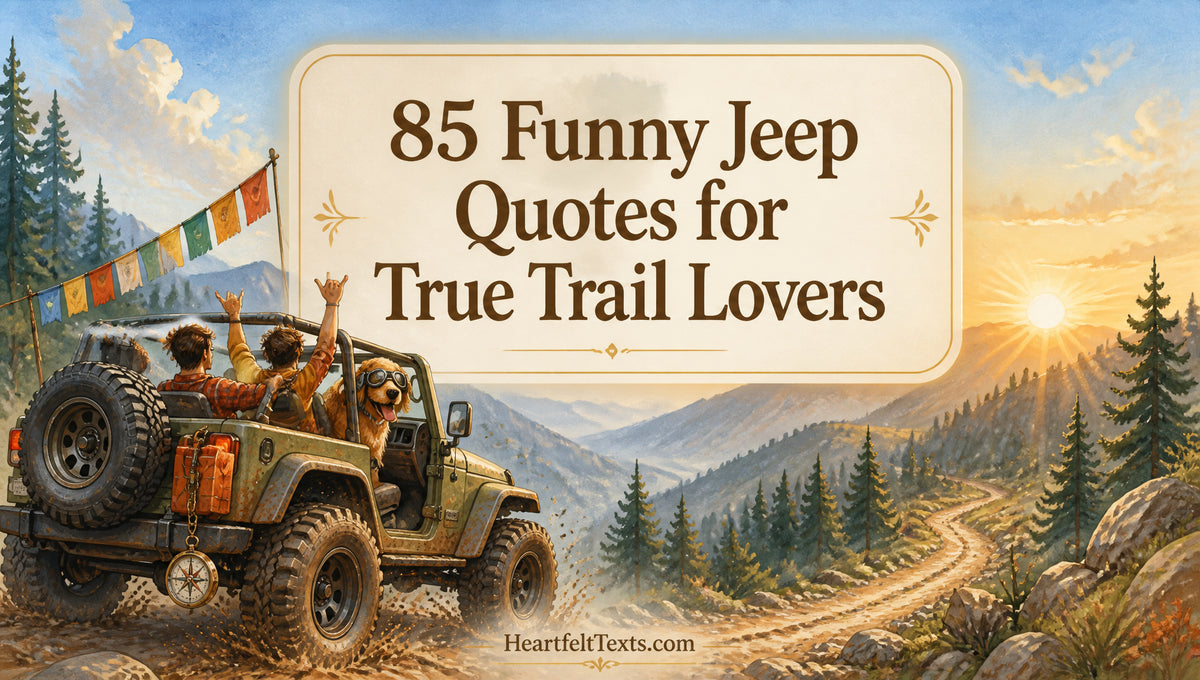 85 Funny Jeep Quotes for True Trail Lovers