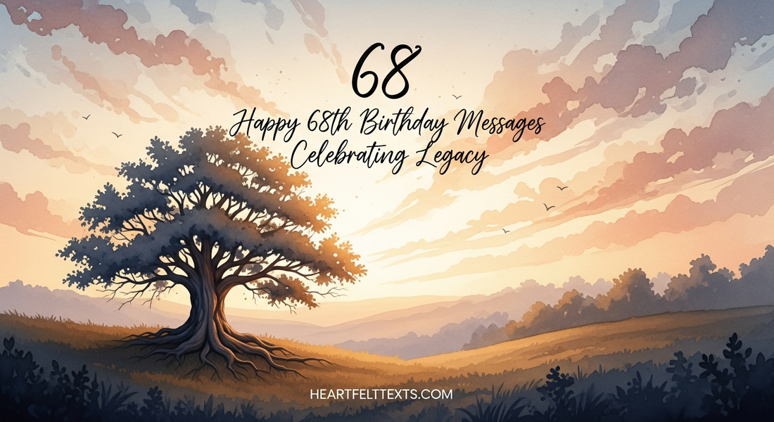 68 Happy 68th Birthday Messages Celebrating Legacy