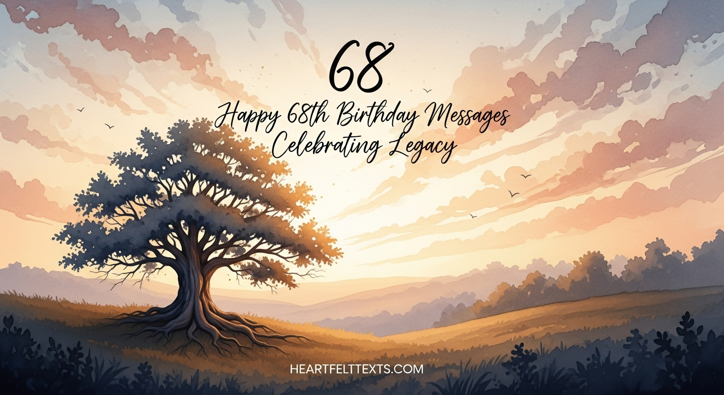 68 Happy 68th Birthday Messages Celebrating Legacy