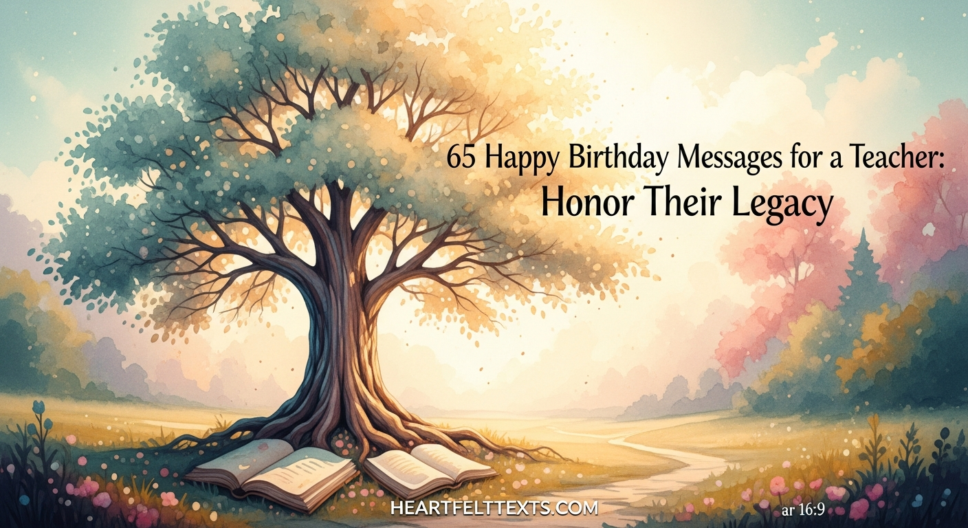 65 Happy Birthday Messages for a Teacher: Honor Their Legacy