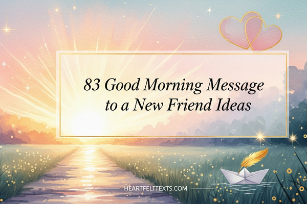 83 Good Morning Message to a New Friend Ideas