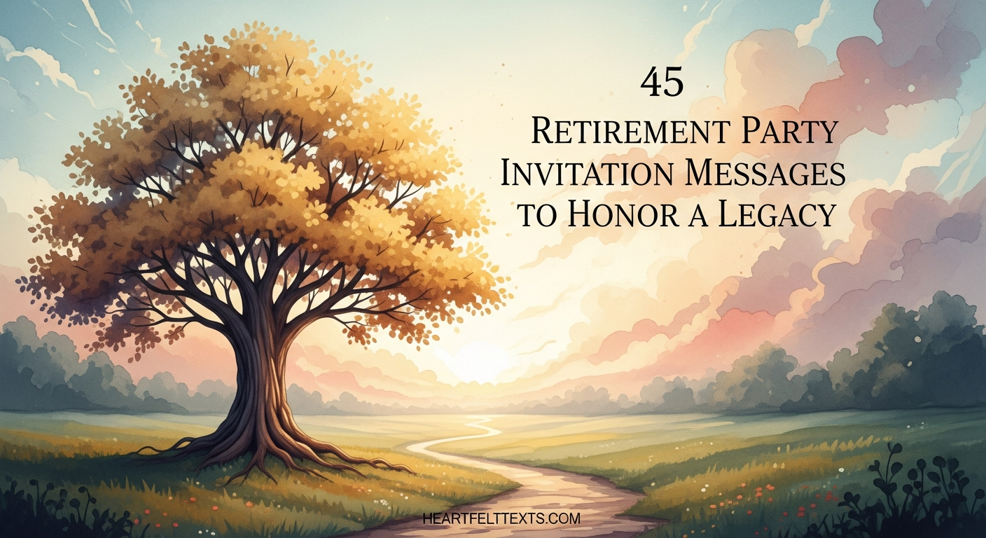 45 Retirement Party Invitation Messages to Honor a Legacy