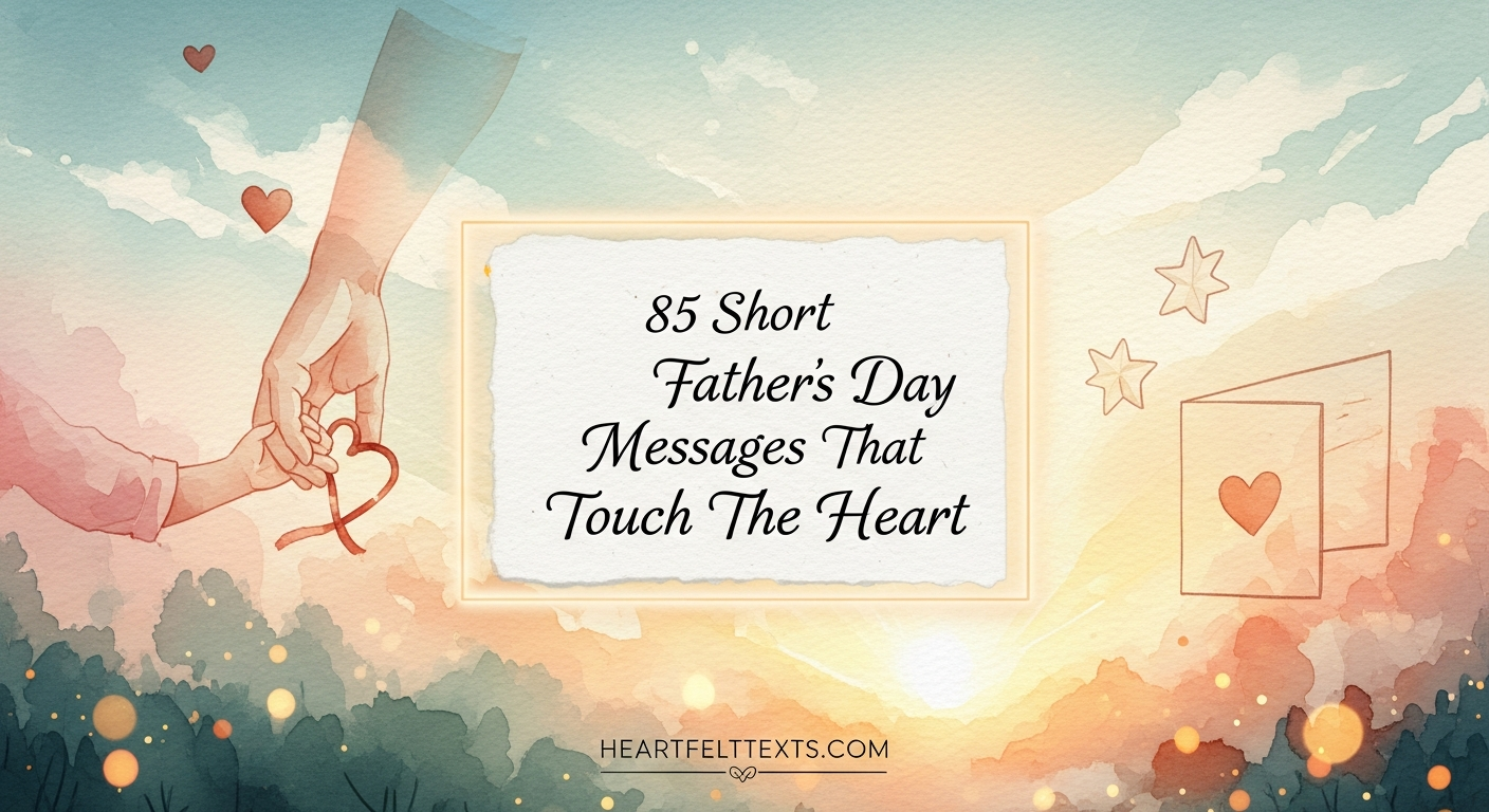 85 Short Fathers Day Messages That Touch The Heart