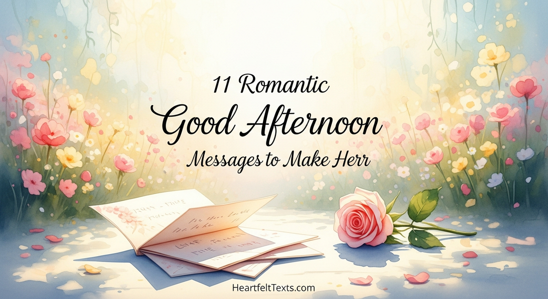 111 Romantic Good Afternoon Messages to Make Her Smile