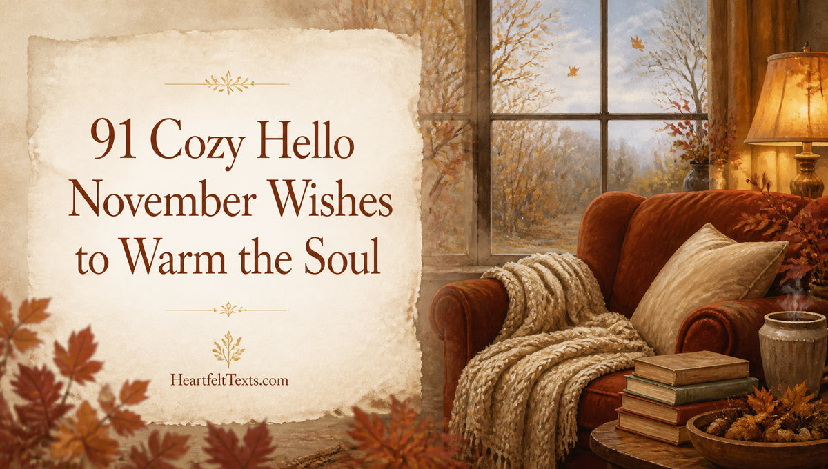 91 Cozy Hello November Wishes to Warm the Soul