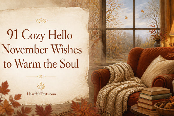 91 Cozy Hello November Wishes to Warm the Soul