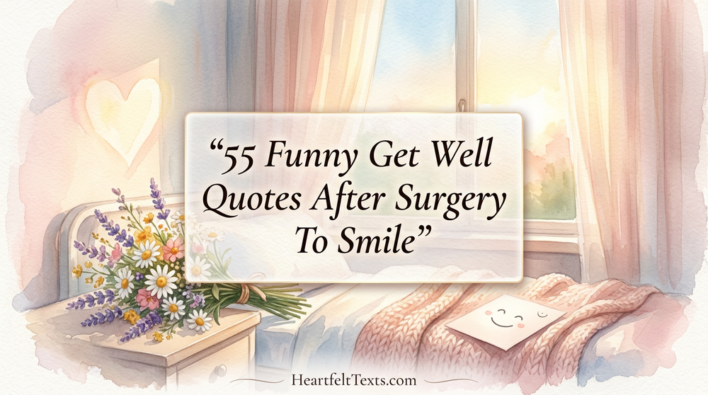 55 Funny Get Well Quotes After Surgery To Smile
